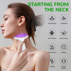 neck face beauty device vibration massage for face and neck