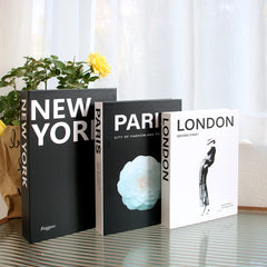 3Pcs/Set Multiple Size Fake Books Ornament Decorative