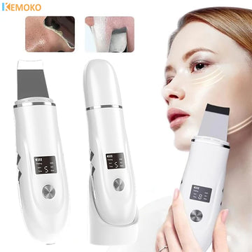 Ultrasonic Skin Scrubber Peeling Blackhead Remover EMS