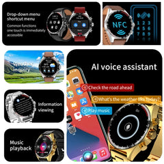 New Outdoor Sports GPS Smart Watch Men Bluetooth Call HD Smartwatch