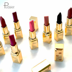 Pudaier Kiss-proof Nude Velvet Matte Lipstick Lips Makeup Waterproof Soft Lip