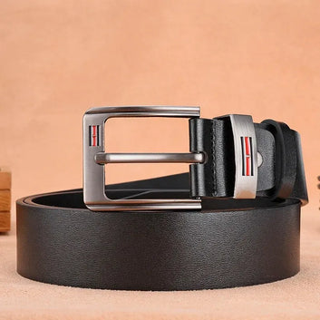 Genuine Leather For Men's High Quality Buckle Jeans Cowskin Casual Belts