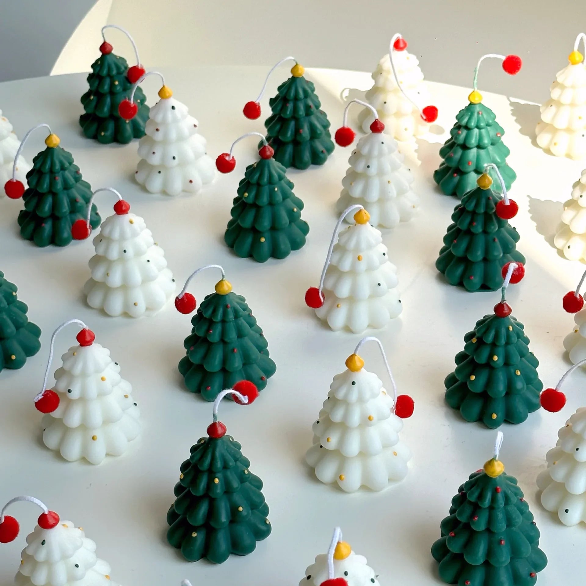 Instagram Christmas Candle Mini Hand-painted Christmas Tree