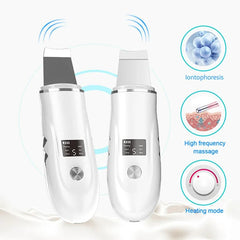 Ultrasonic Skin Scrubber Peeling Blackhead Remover EMS