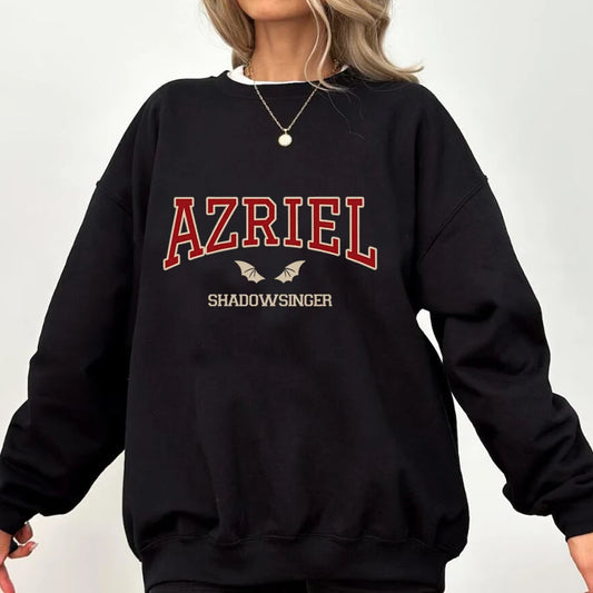 Acotar Azriel Shadowsinger Sweatshirt Bat Boys Wings Fan Club Women's Hoodie