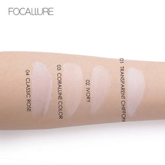 FOCALLURE Matte Loose Powder 4 Colors Invisible Pores Face Setting Powder