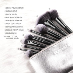 FOCALLURE 6/10pcs Makeup Brushes Set Eye Shadow Foundation Women