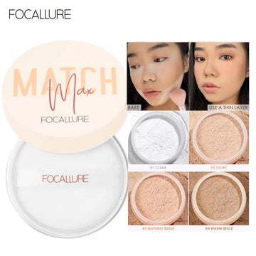 Wholesale FOCALLURE 4 Colors Minerals Face Loose Powder