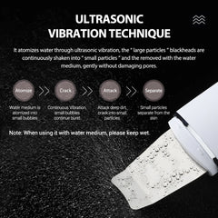 Ultrasonic Skin Scrubber Blackhead Remover Facial Cleanser